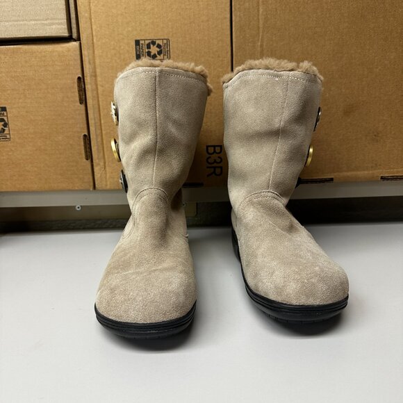 Alegria Nanook Sand Suede Boot - size 40 - Picture 2 of 5